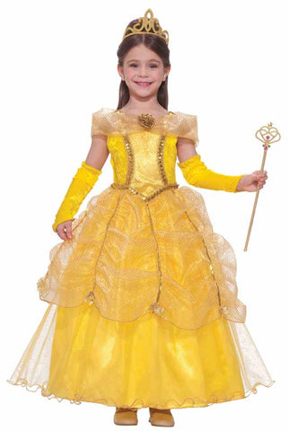 Golden Princess Girls Costume