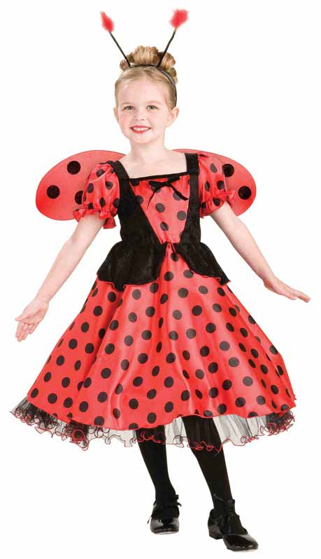Lady Bug Princess Girls Costume
