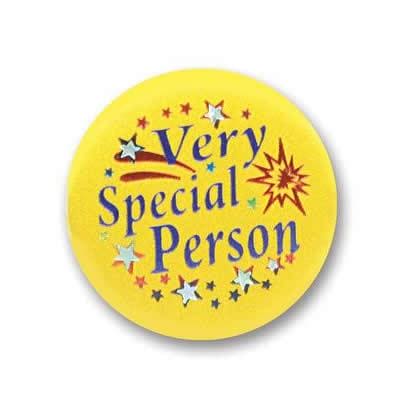Button - Very Special Person Satin Button 2"