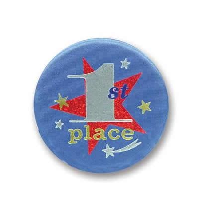 Button - First Place Satin Button 2"