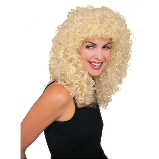 Blonde Curly Adult Wig