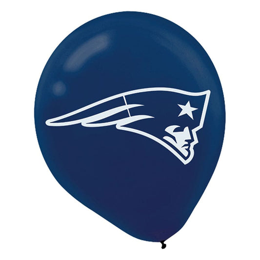 New England Patriots 12in Latex Balloons 6 Ct