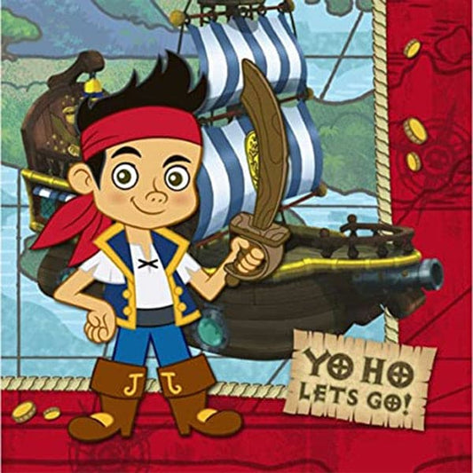 Jake and the Neverland Pirates Lunch Napkins 16ct (Online only)