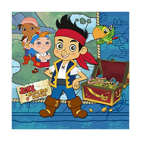 Jake and the Neverland Pirates Beverage Napkins 16ct (Online only)