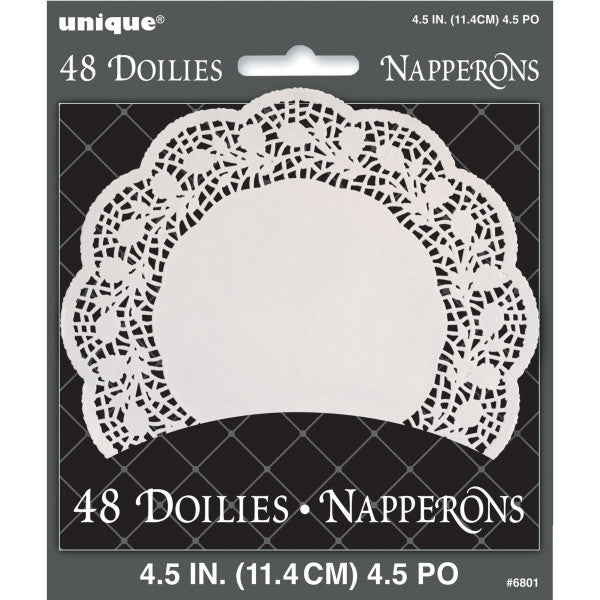 Paper Doilies 4.5in - White