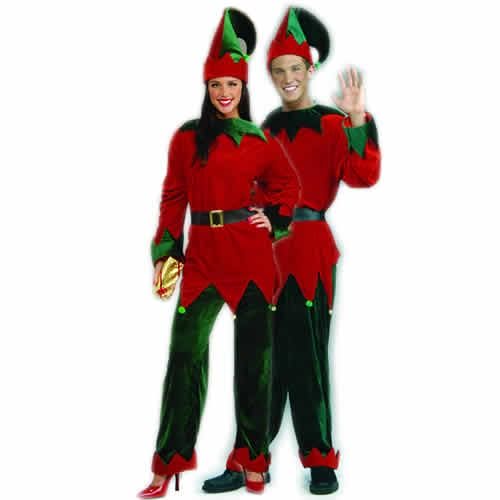 Deluxe Santa's Helper Unisex Elf Costume