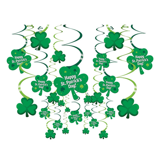 St. Patrick's Day Foil Swirl Mega Value Pack