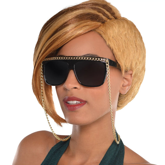 Designer Inspired Chain Link Hip Hop Sunglasses