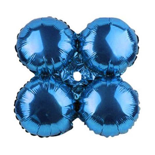30in Quad Metallic Blue Balloon
