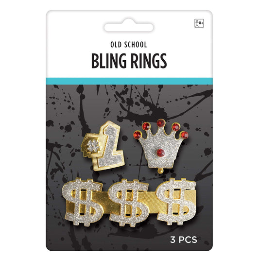 Hip Hop Bling Rings