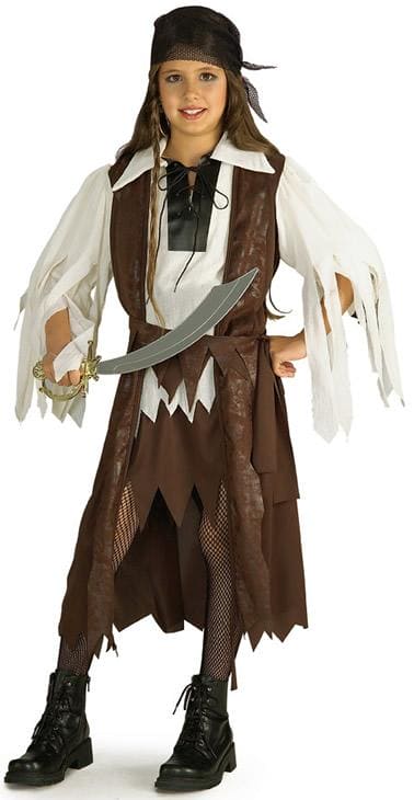 Kids Caribbean Pirate Queen Costume