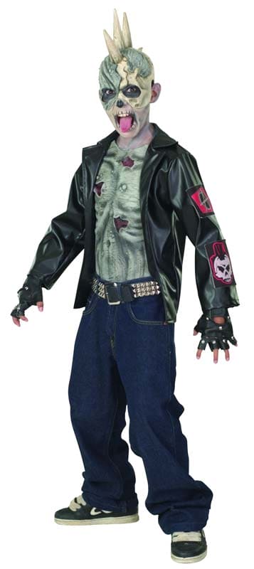 Punk Zombie Child Costume