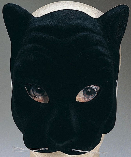 Panther Velvet Black Eye Mask
