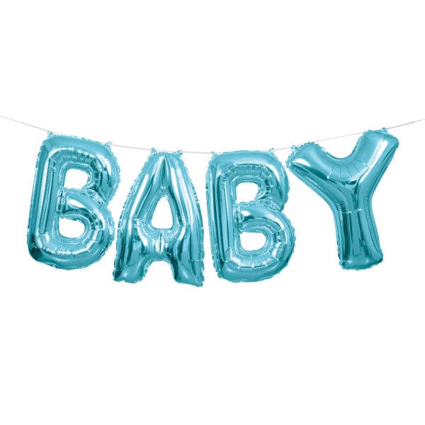 Baby Balloon Banner Blue