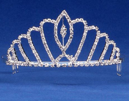 Rhinestone Pointed Tiara