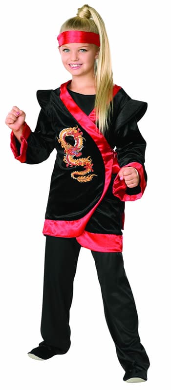 Red Dragon Ninja Child Costume