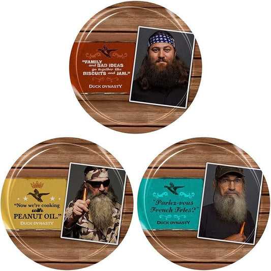 Duck Dynasty 9in Round Dinner Paper Plates 8ct (Online only)