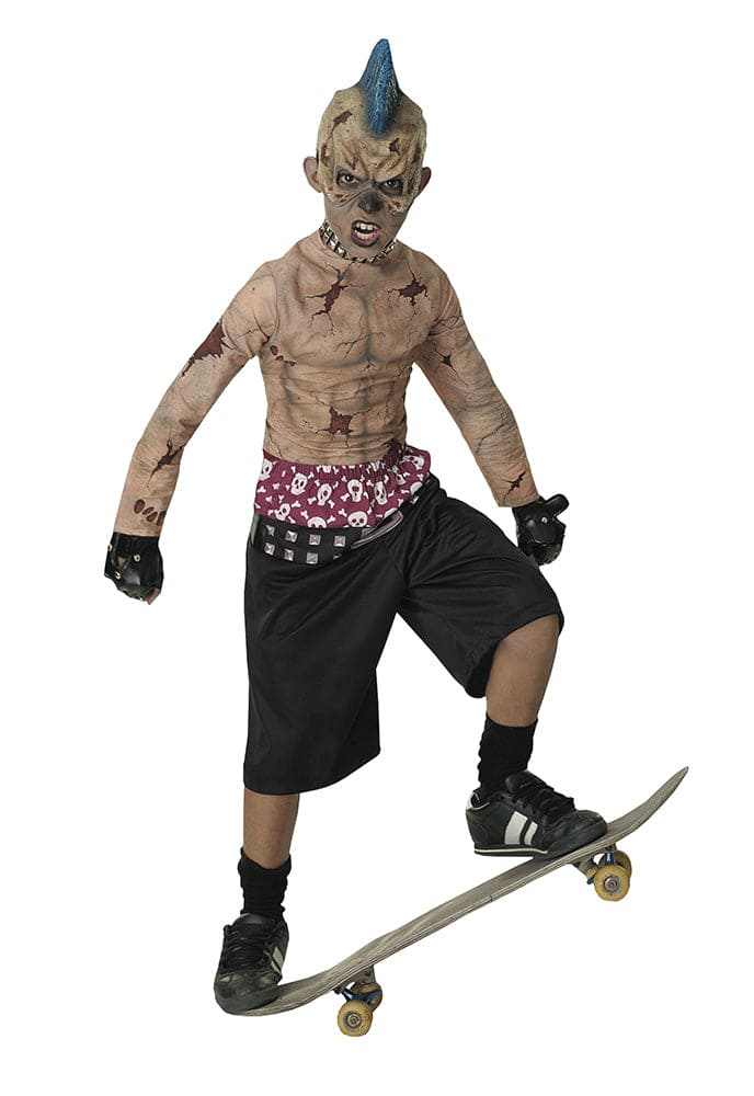 Zombie Skate Punk Kid Costume