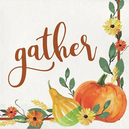 Giving Thanks Luncheon Napkins 16 Ct