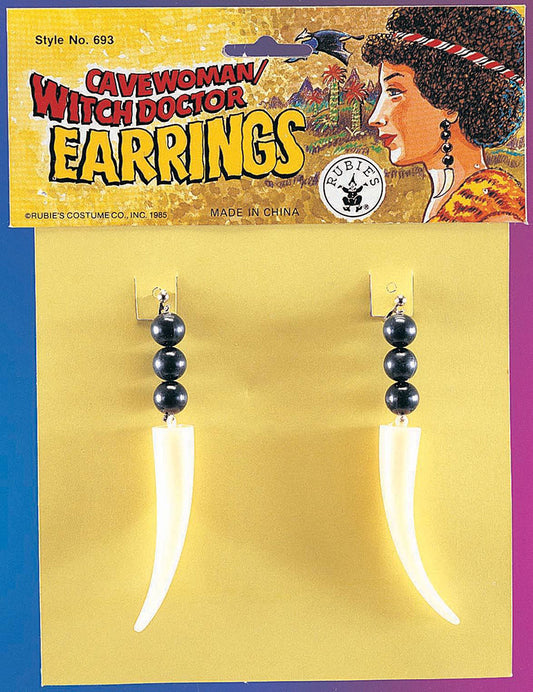 Jumbo Bone Clip On Earrings