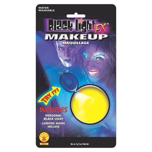 Black Light Yellow Glow Makeup