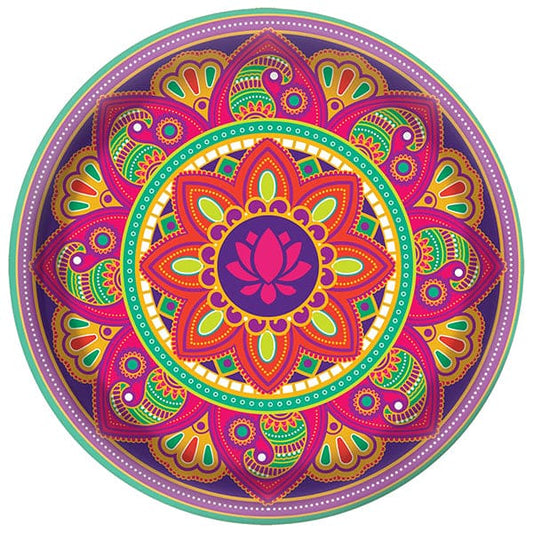 Rangoli Dream Round 13 1/2in Melamine Platter
