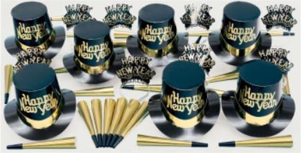 Tiffany Gold Dust Happy New Year Party Kit 10 ct.