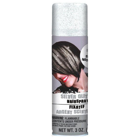 Hair Color 3oz Spray -  Silver Glitter