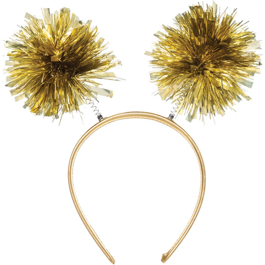 HeadBopper Pom Pom Gold