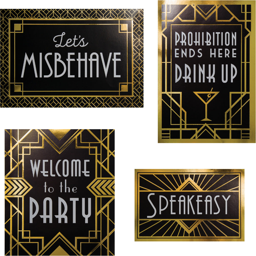 Roaring 20's Wall Signs