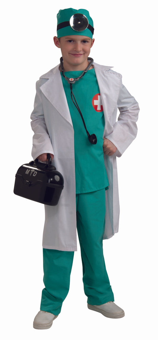 Head Chief Surgeon Medical Doctor Costume Child