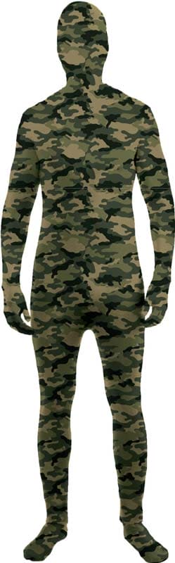 Disappearing Teen Camo Costume