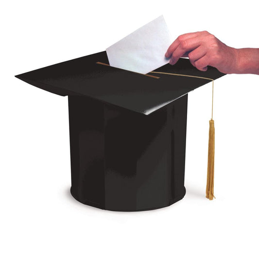 Mortarboard Shaped Foldable Card Box