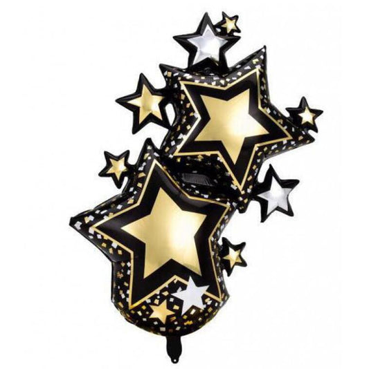 Shiny Star Burst 40in Metallic Balloon (Does not Float)