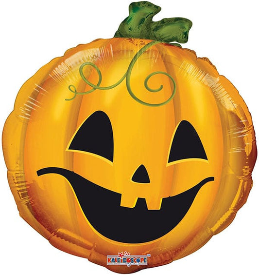 Mr. Scary Pumpkin Face 18 in Metallic balloon
