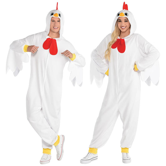 Chicken Zipster Hooded One Piece Suit