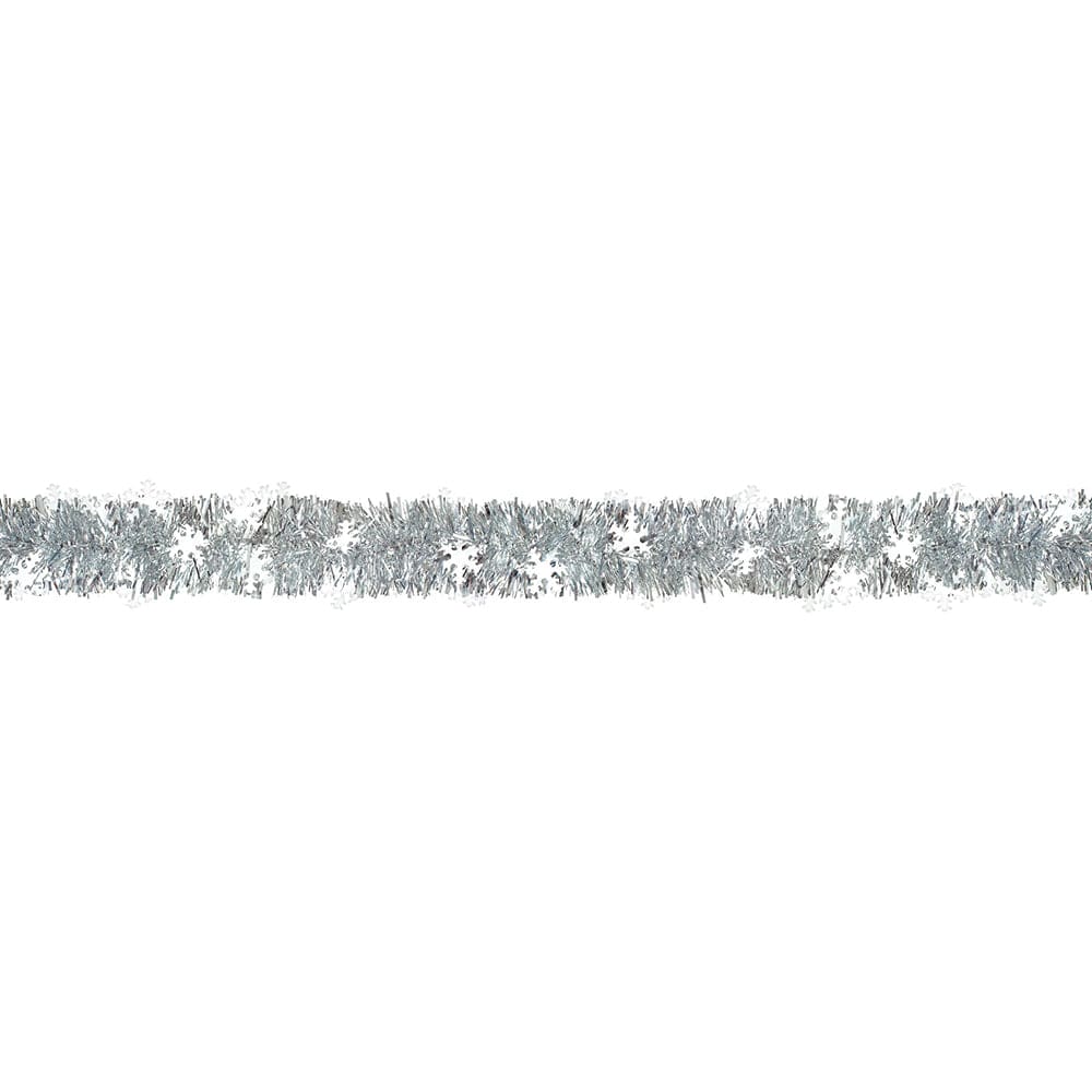 Snowflake Boa Garland 9ft