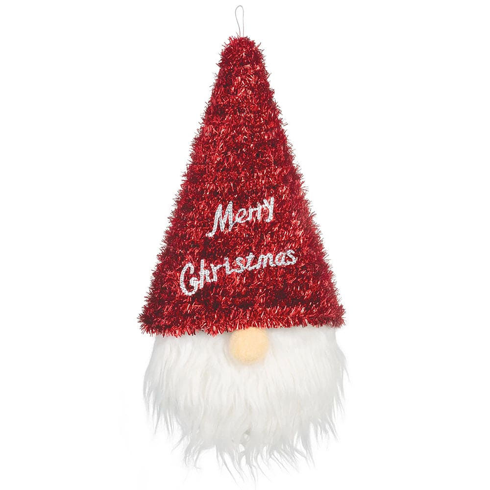 3D Deluxe Tinsel Santa Gnome