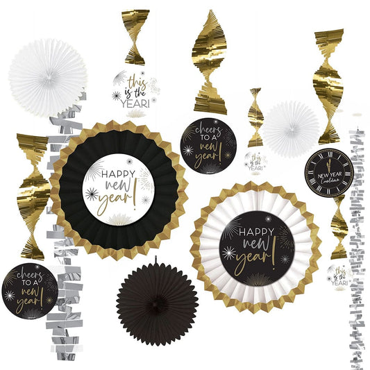 New Years Paper and Foil Decorating Kit