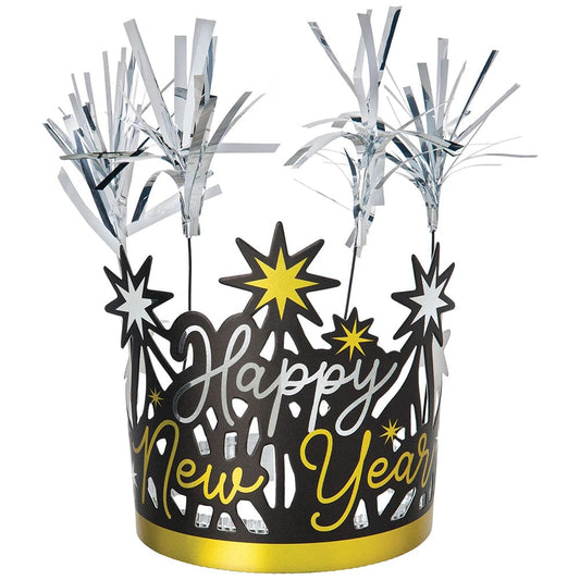 Happy New Year Tinsel and Paper Tiara