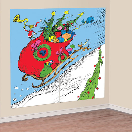 Traditional Grinch Scene Setters 65" x 65"