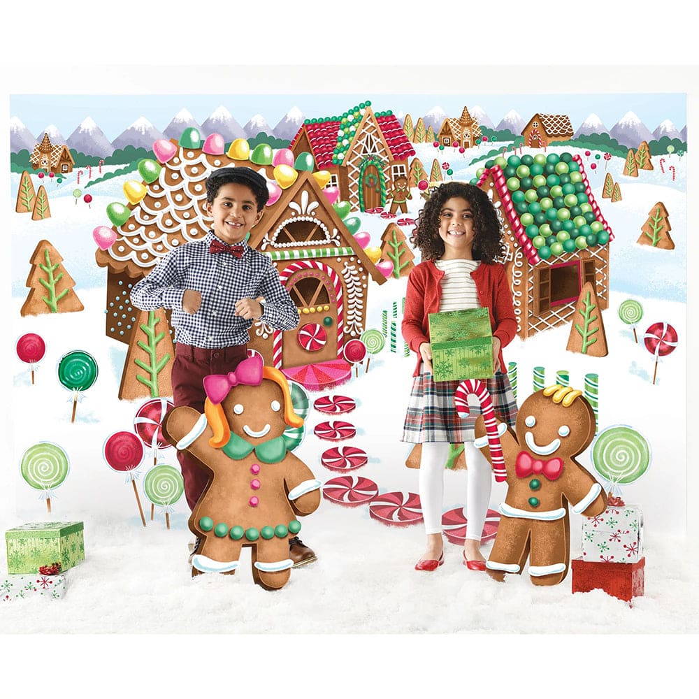 Deluxe Gingerbread Scene Setters