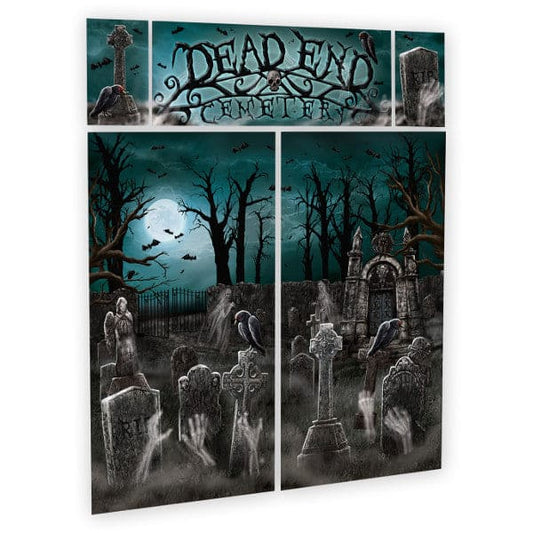 Cemetery Scene Setters Wall Decorating Kit