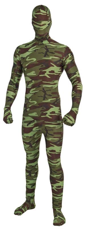 Disappearing Camo Man Adult Costume