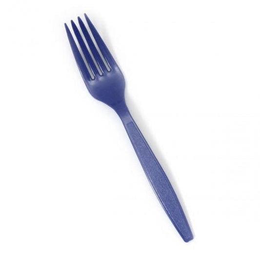 Premierware Heavyweight Navy Blue Plastic Forks 50ct