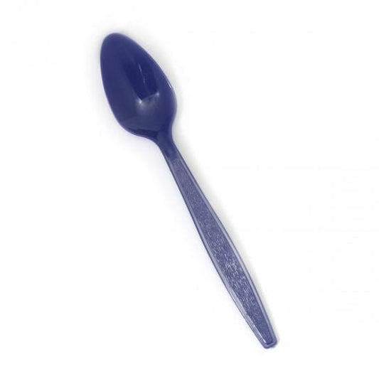 Premierware Heavyweight Navy Blue Plastic Spoons 50ct