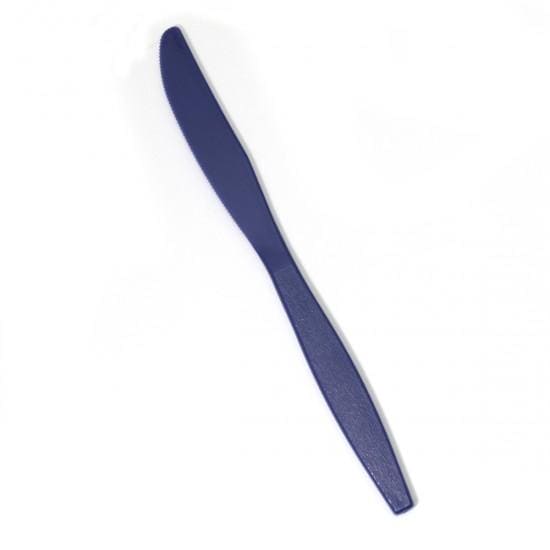 Premierware Heavyweight Navy Blue Plastic Knives 50ct