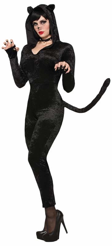 Sly Kitty Cat Black Fancy Dress Party Adult Costume
