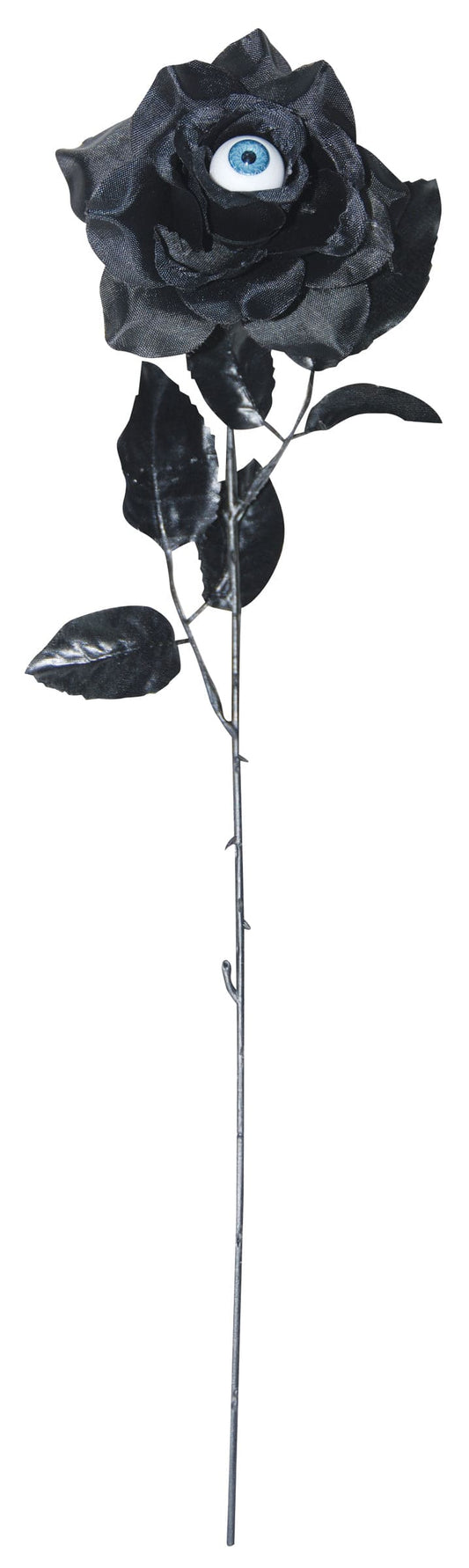 16in Black Rose with Creepy Eye