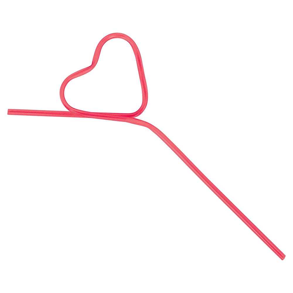 Heart Shaped Fun Straw